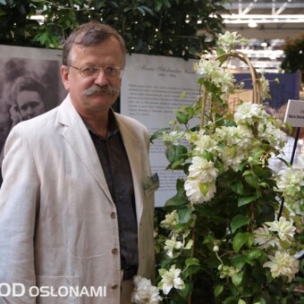 Krewny Noblistki Jan Skłodowski obok powojnika ‘Maria Skłodowska-Curie’